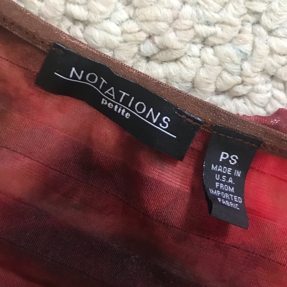 Notations Ruffled Layers Top - Picture 7 of 12